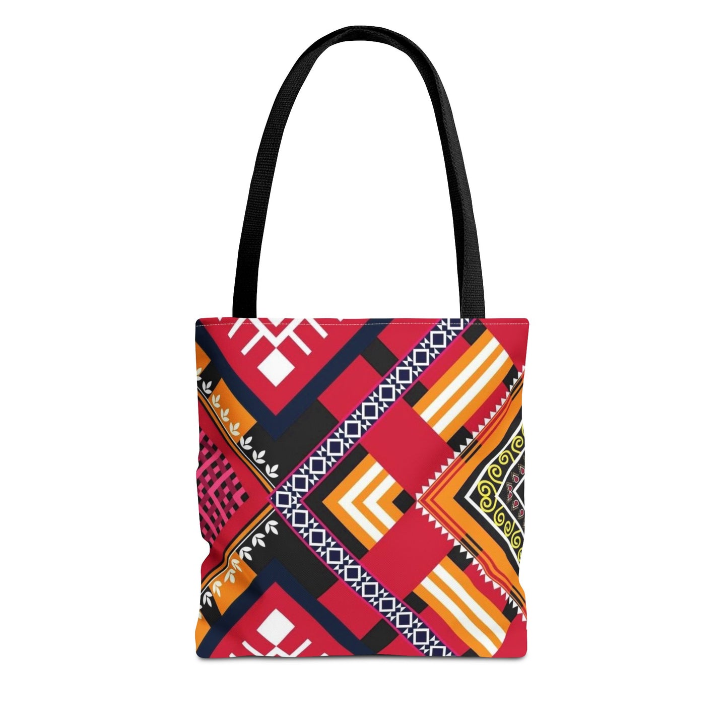 BRAND NEW WESTERN PRINT Multi Color TOTE BAG Fast Shipping (AOP) red