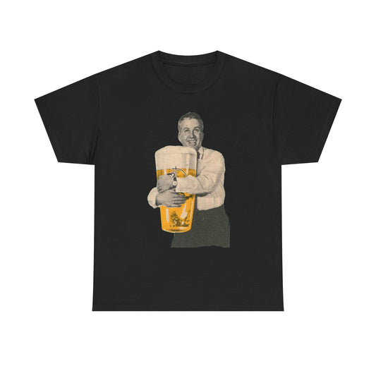 Vintage Beer Hugs Funny Graphic T Shirt NEW ADULT Tee Cotton