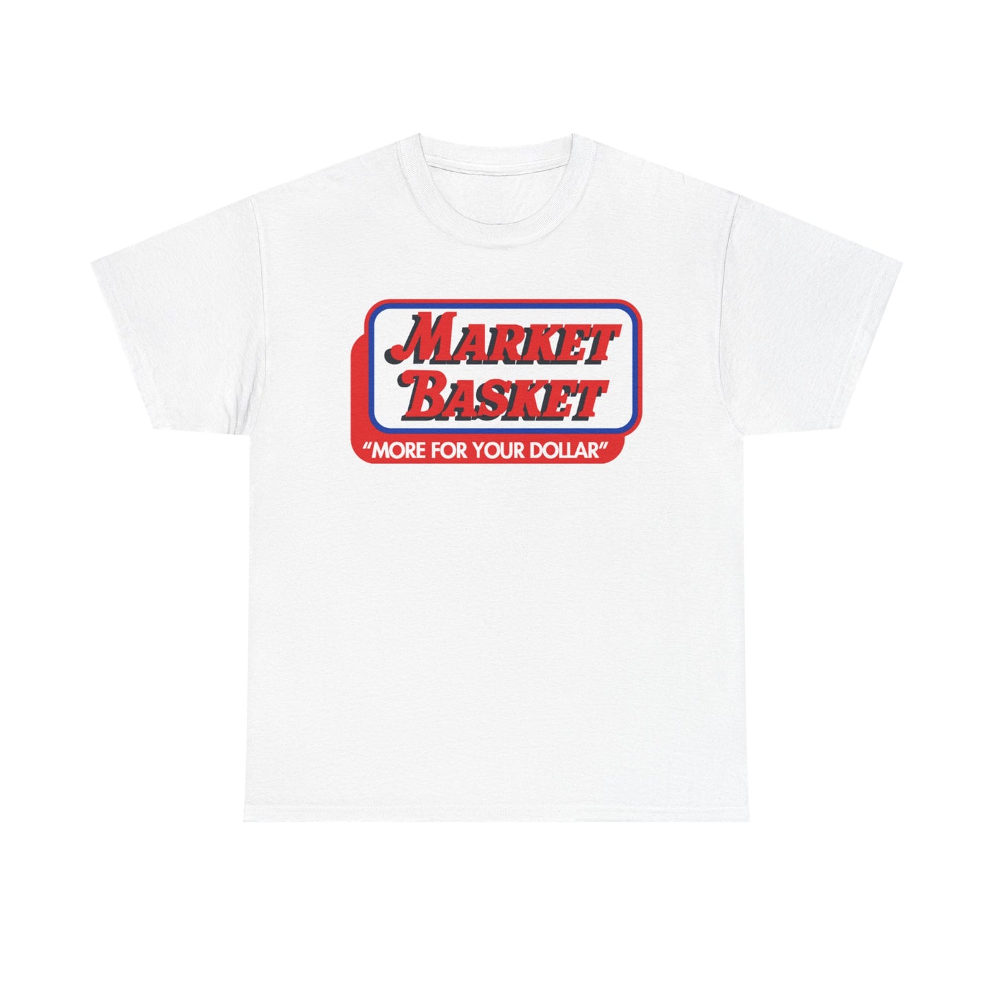 Boston vintage New England market basket patriots Heavy Cotton Tee