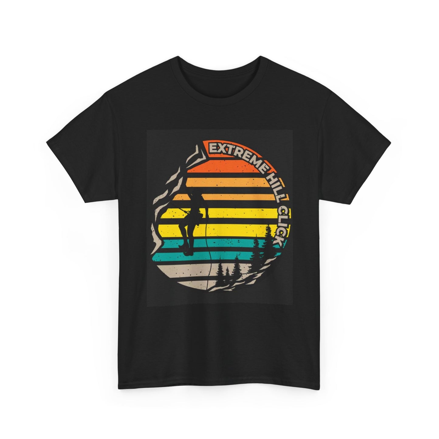 Extreme Hill Click Climb Graphic T Shirt Unisex Heavy Cotton Tee