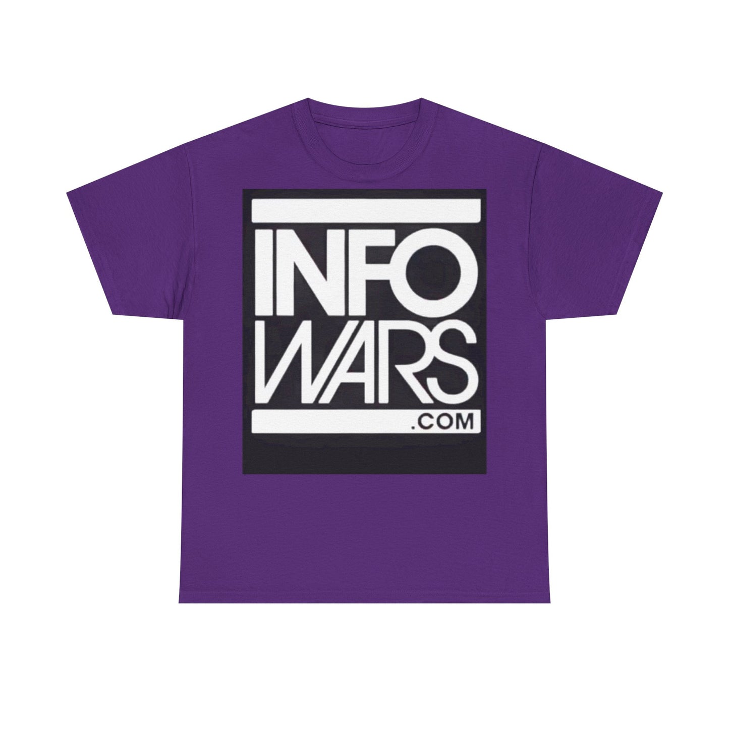 Info Wars Tshirt Alex Jones Rogan American Funny Podcast Unisex Heavy Cotton Tee