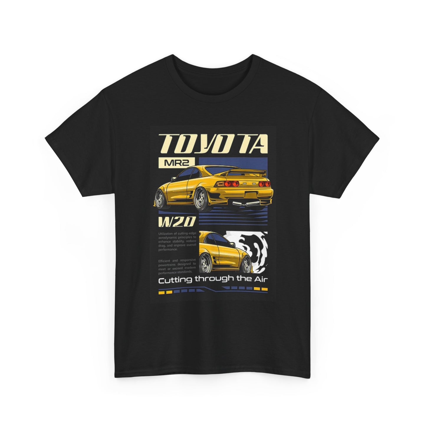 Toyota MR2 Graphic T Shirt Vintage JDM Tuner Unisex Heavy Cotton Tee