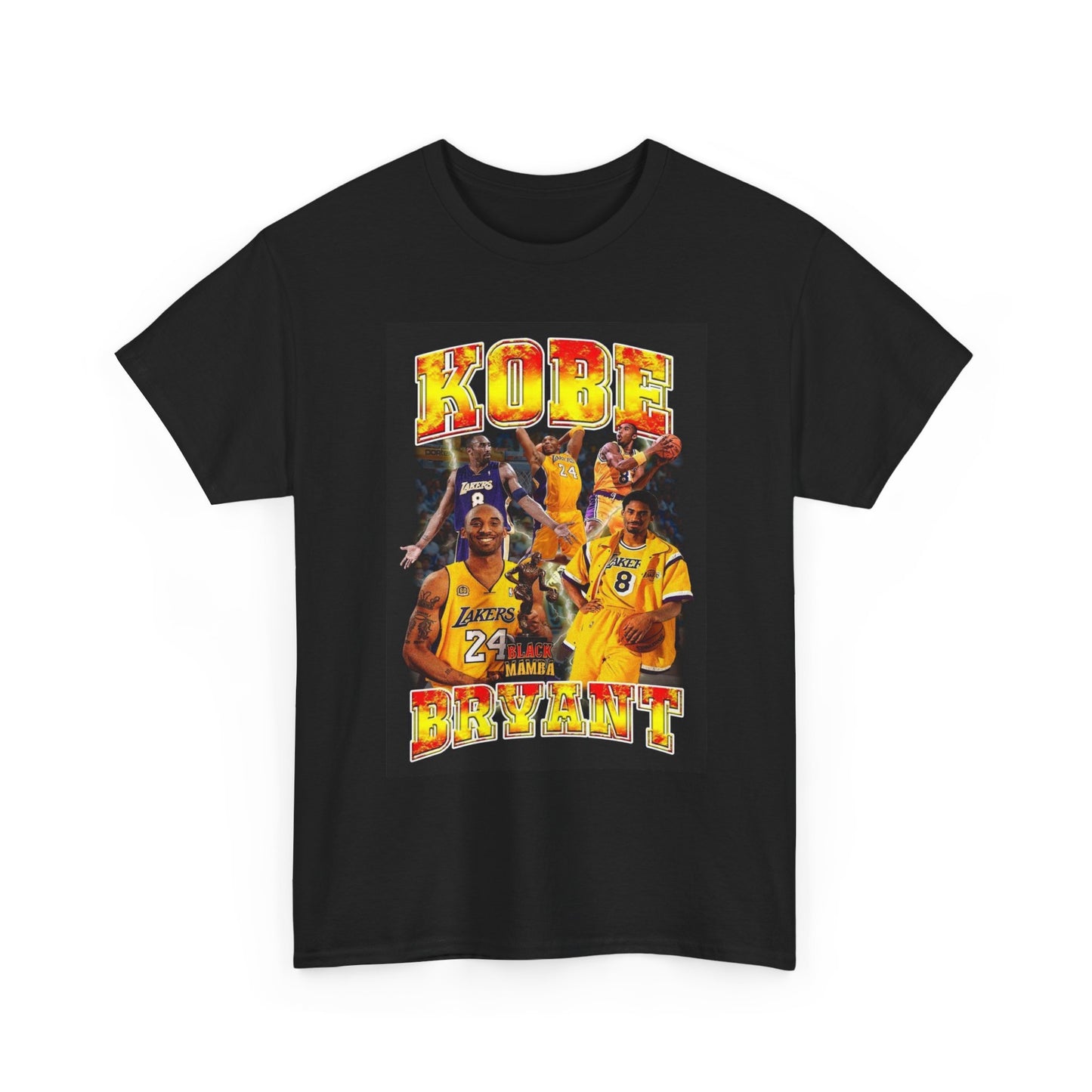 Kobe Graphic T Shirt Vintage Basketball Unisex Heavy Cotton Tee