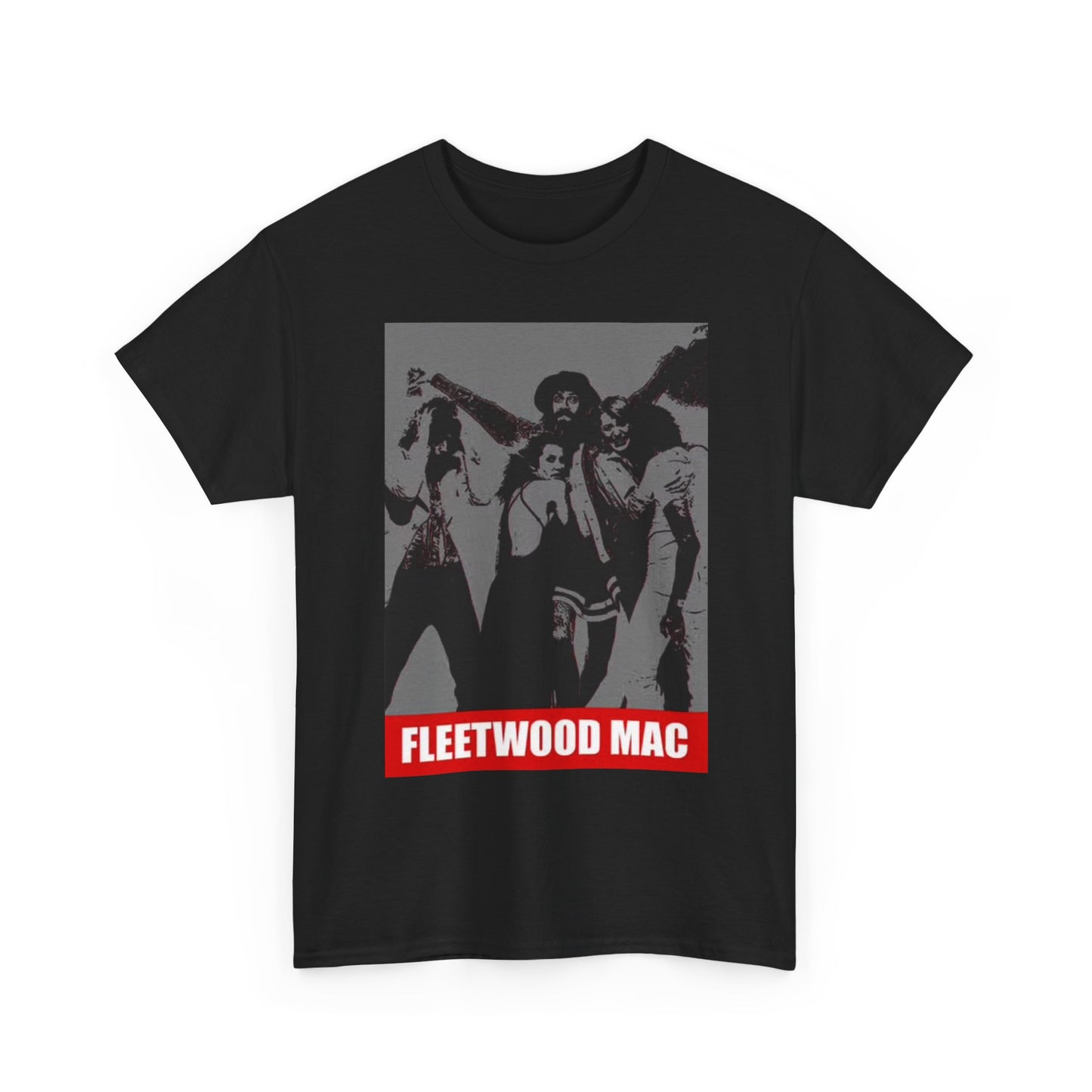 Fleetwood Mac Graphic T Shirt Vintage Rock Merch Unisex Heavy Cotton Tee