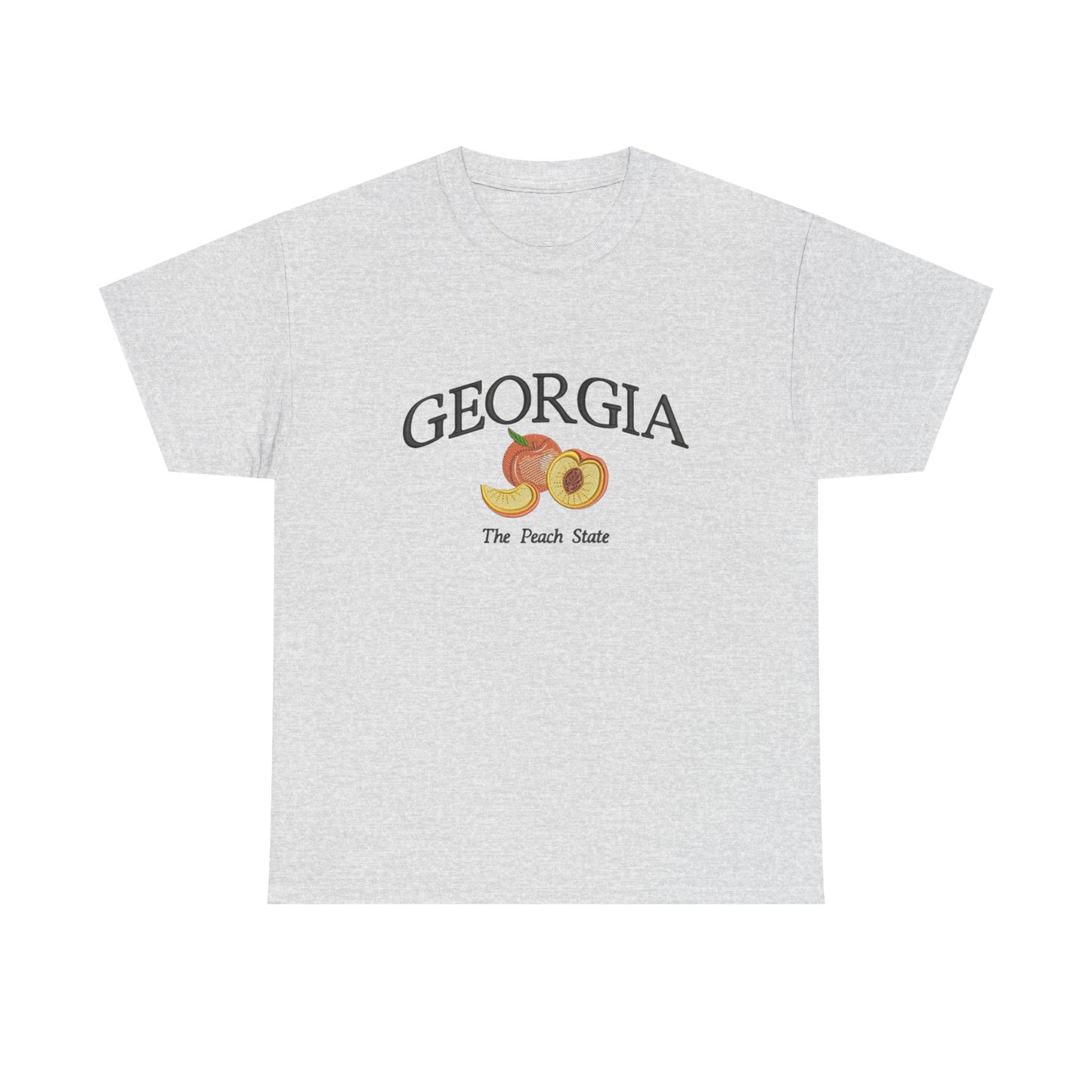 Georgia The Peach State Graphic T Shirt NEW Unisex Heavy Cotton Tee