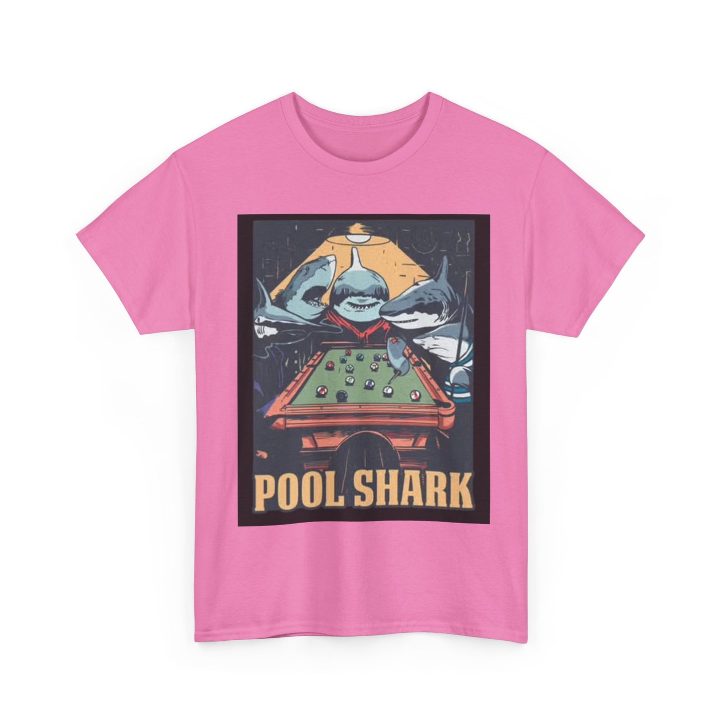 Pool Shark T Shirt Retro Funny Graphic T Vintage Pool Hall Rogan Unisex