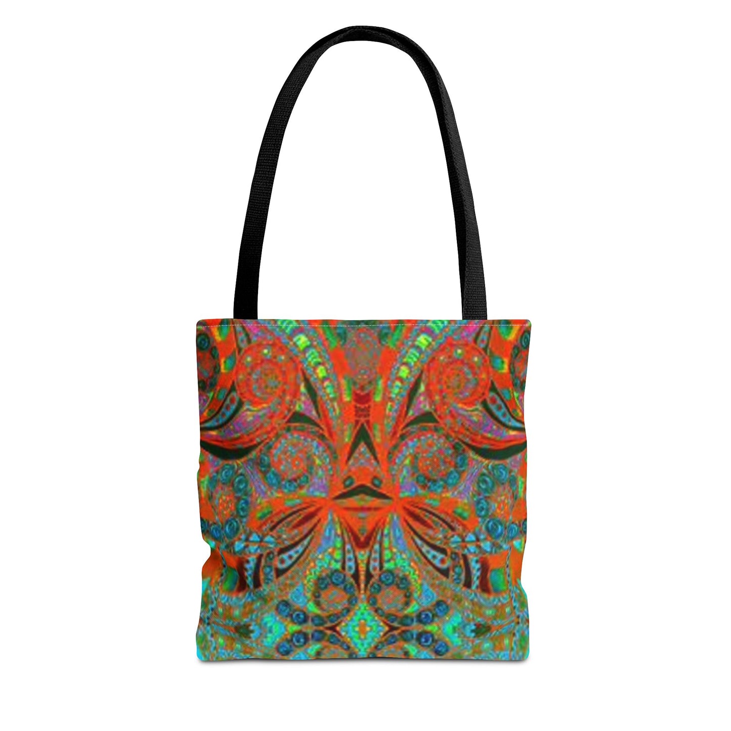 Orange And Green Multi Color BRAND NEW MODERN Tote Bag (AOP)