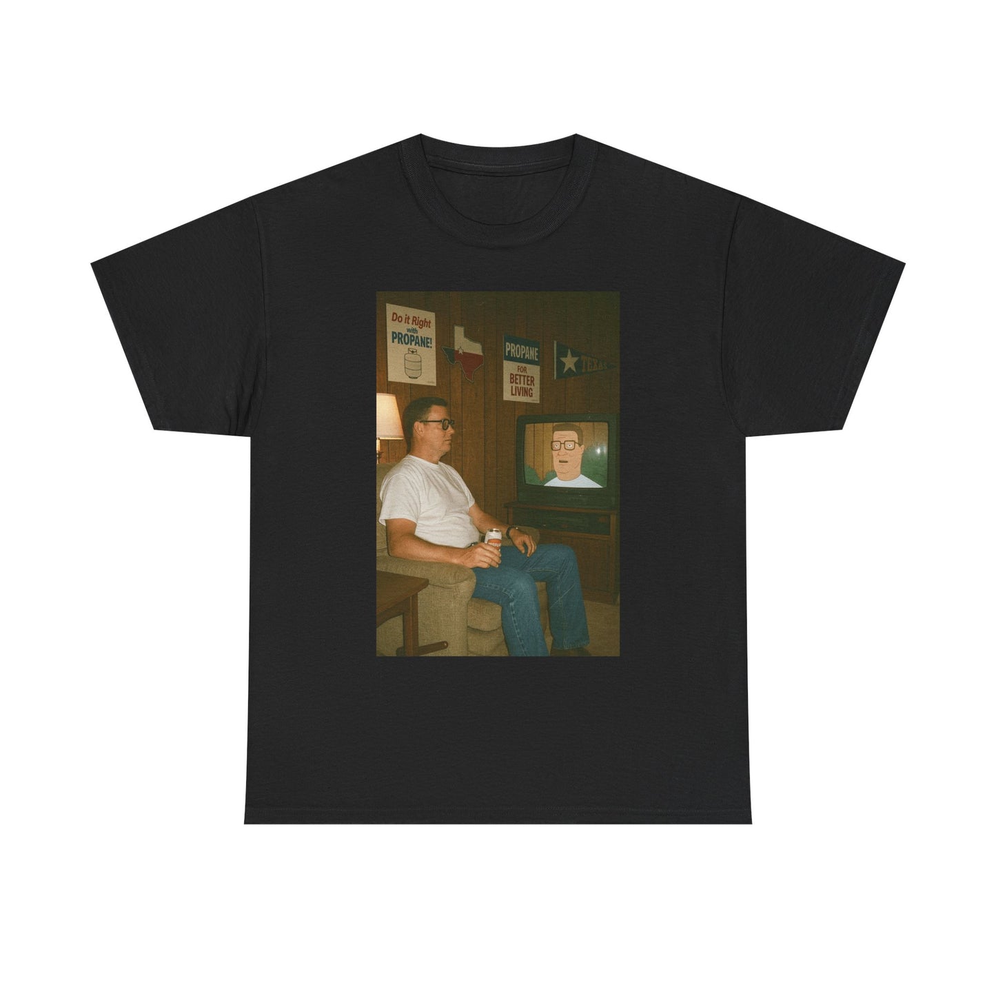 King Of The Hill Funny Graphic T Shirt Unisex Heavy Cotton Tee Gift New