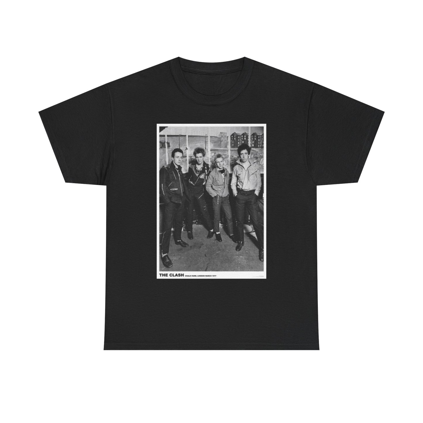 The Clash Graphic T Shirt Vintage Photo Unisex Heavy Cotton Tee