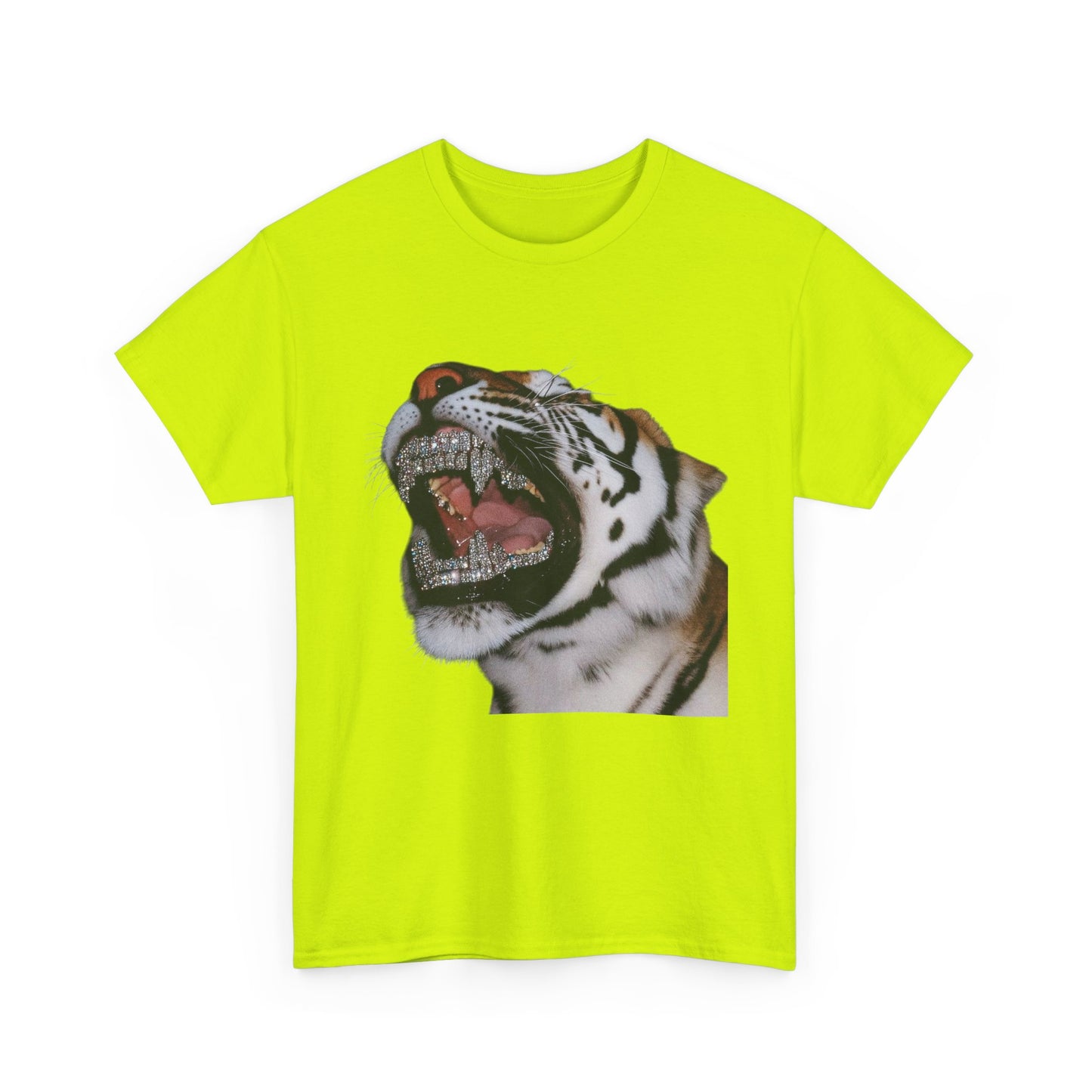 Bling Tiger Graphic T Shirt NEW Adult Unisex Heavy Cotton Tee