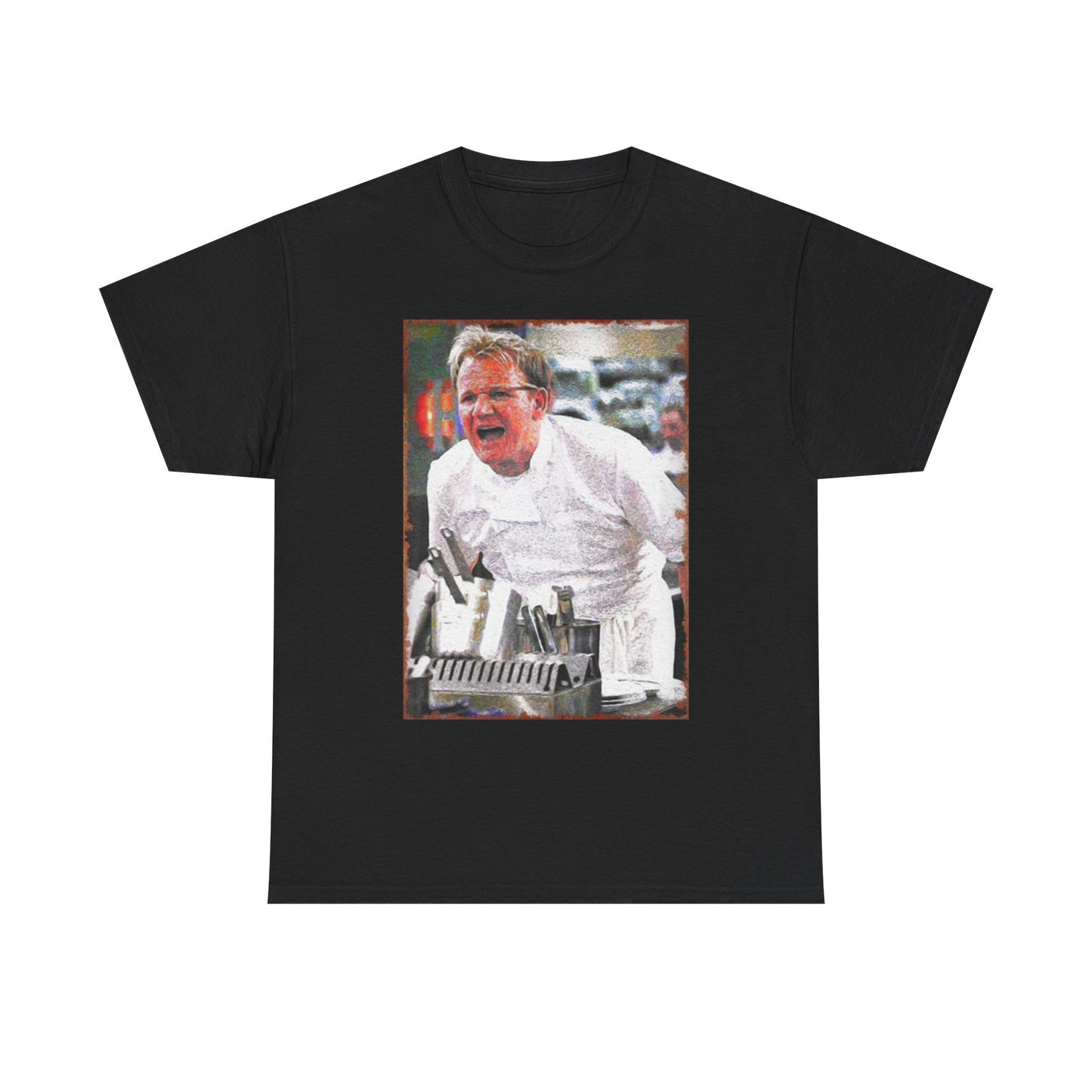 Gordon Ramsey Graphic T Shirt Chef Unisex Heavy Cotton Tee