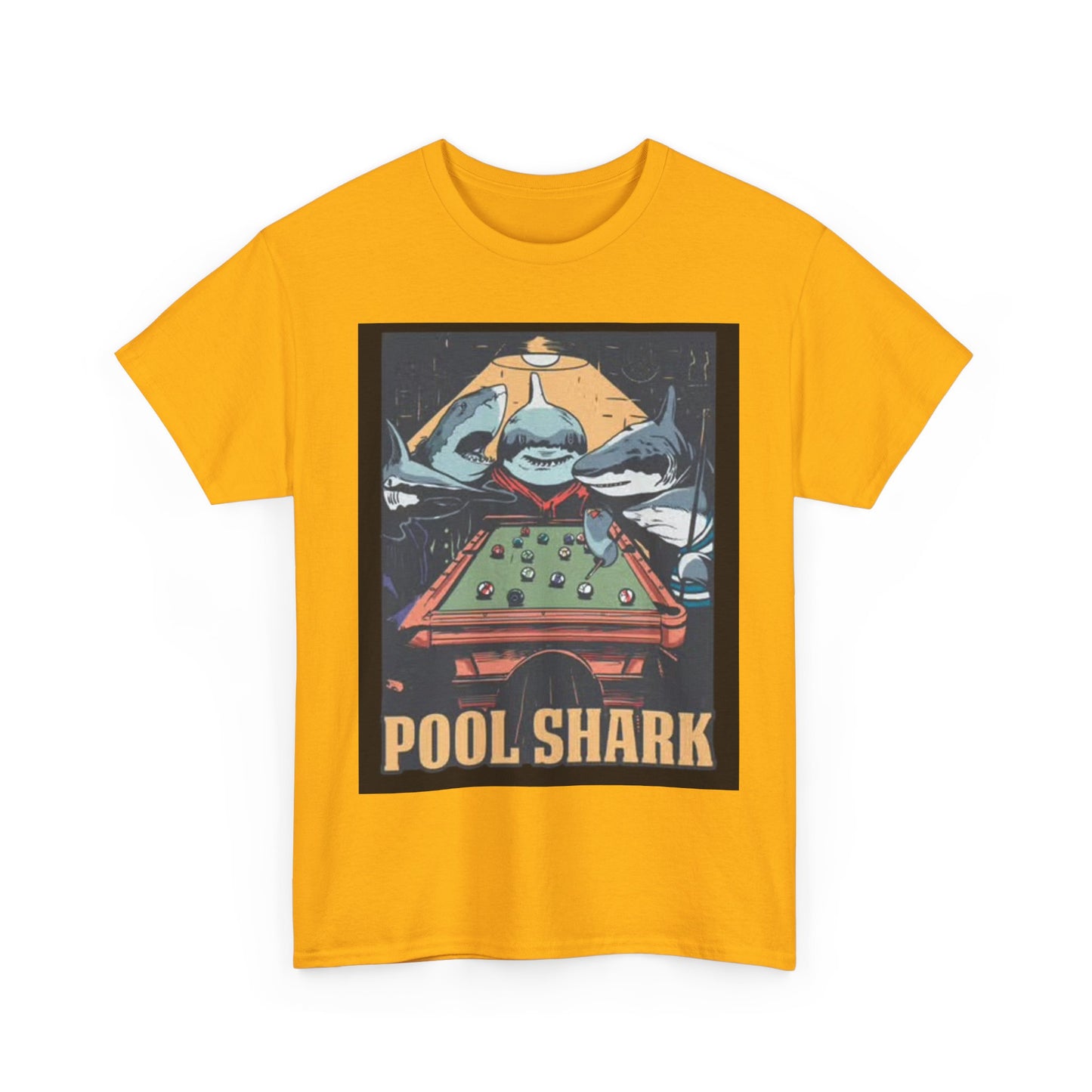 Pool Shark T Shirt Retro Funny Graphic T Vintage Pool Hall Rogan Unisex