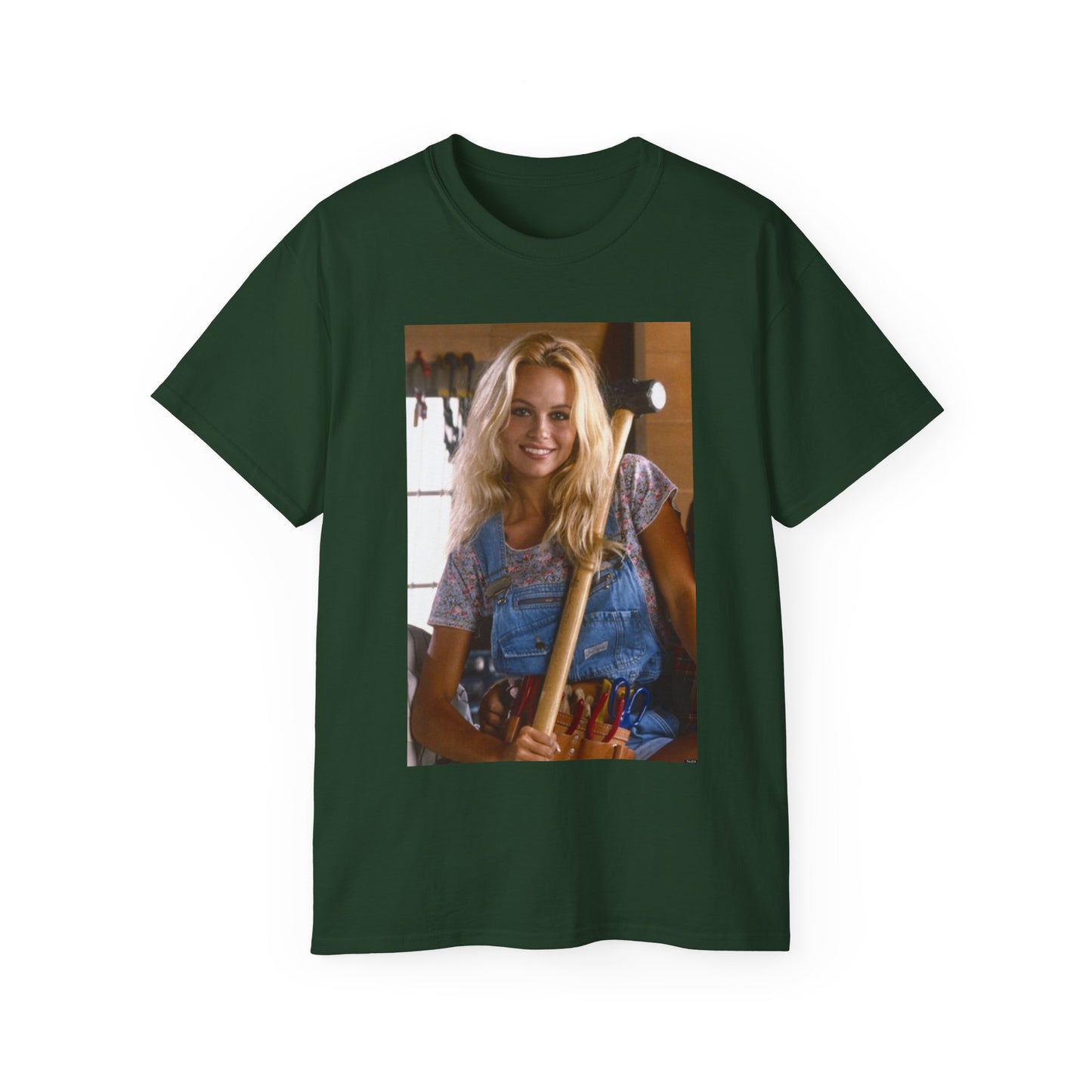 Pam Anderson playboy tool time 90s vintage Unisex Ultra Cotton Tee