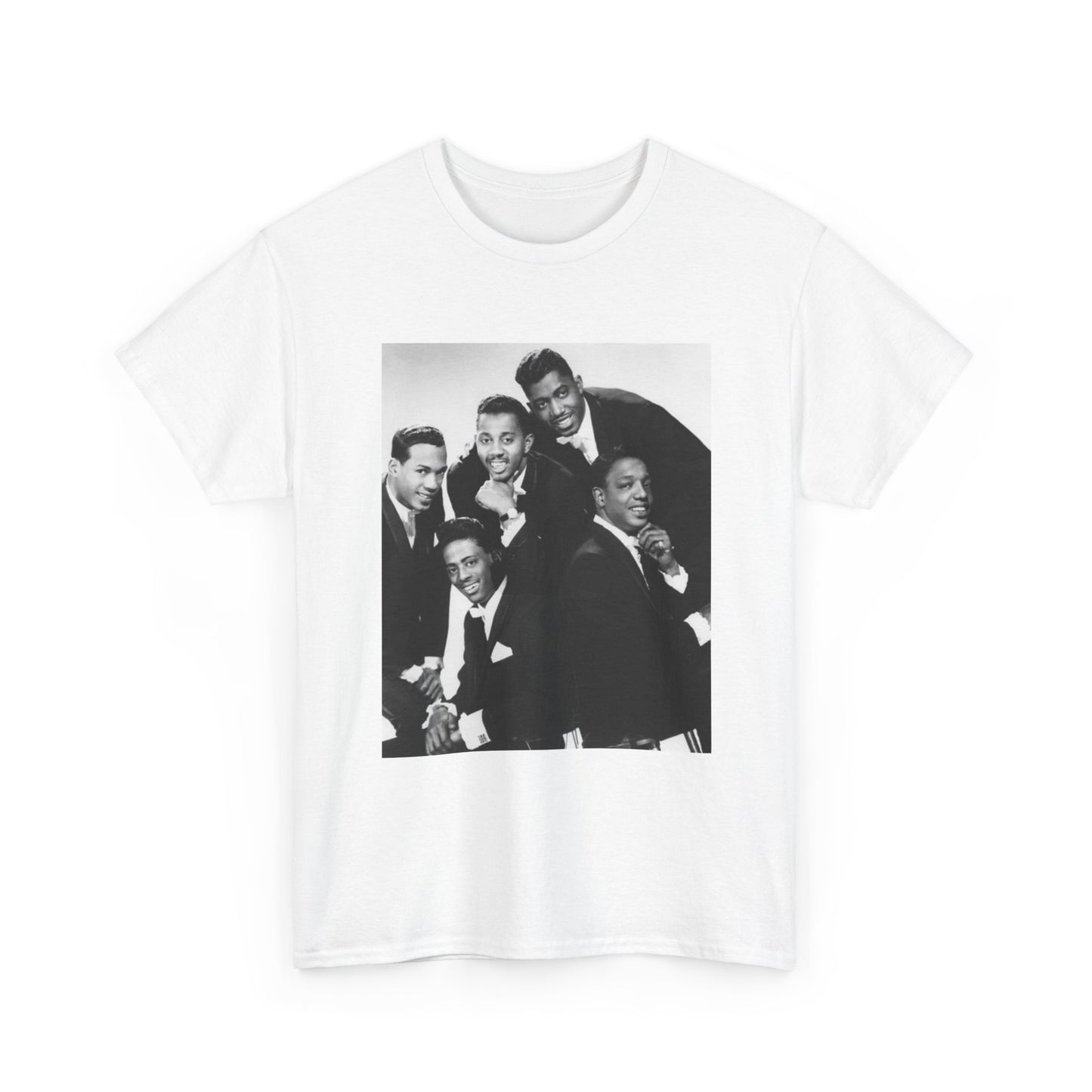 The Temptations Tshirt Album Cover Vintage Concert Graphic Unisex Heavy Cotton