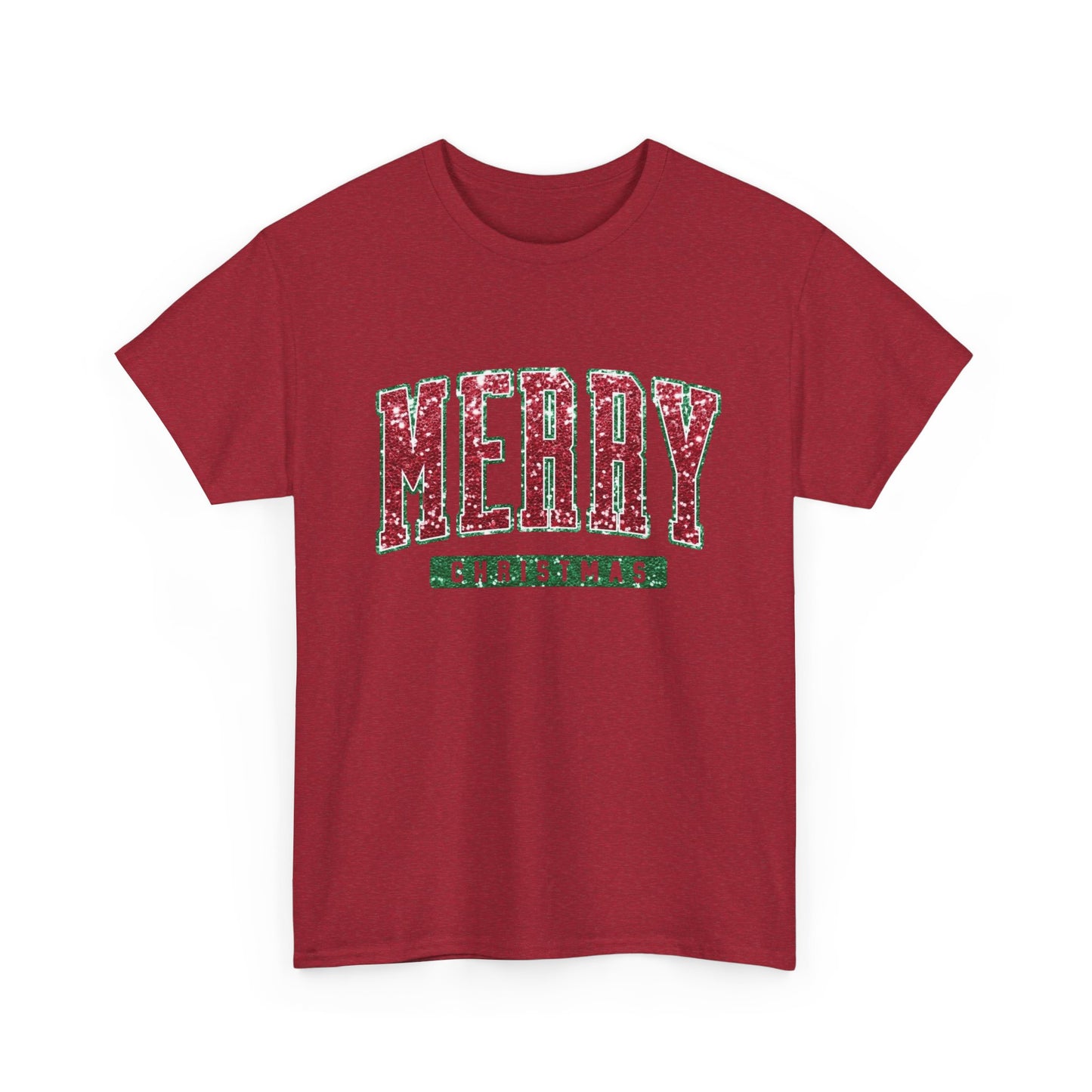 Merry Christmas Festive Holidays Graphic T Shirt NEW Unisex Heavy Cotton Tee