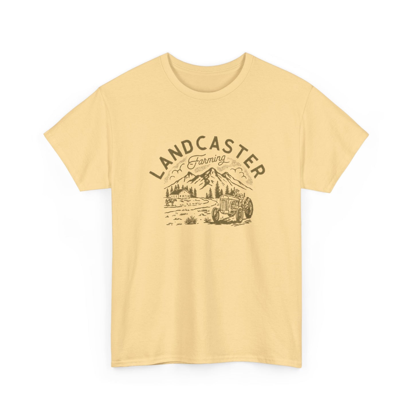 Lancaster Farming Graphic T Shirt Unisex Heavy Cotton Tee