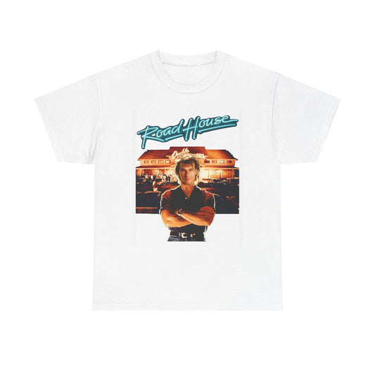 Roadhouse Graphic T Shirt Movie Poster Retro Unisex Heavy Cotton Tee