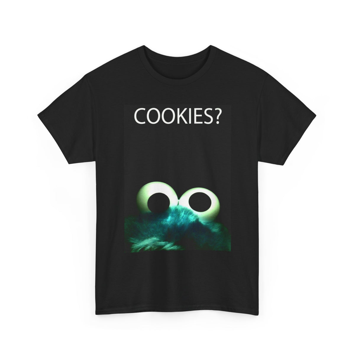 Cookies Funny Graphic T Shirt Vintage Tv Monster Unisex Heavy Cotton Tee