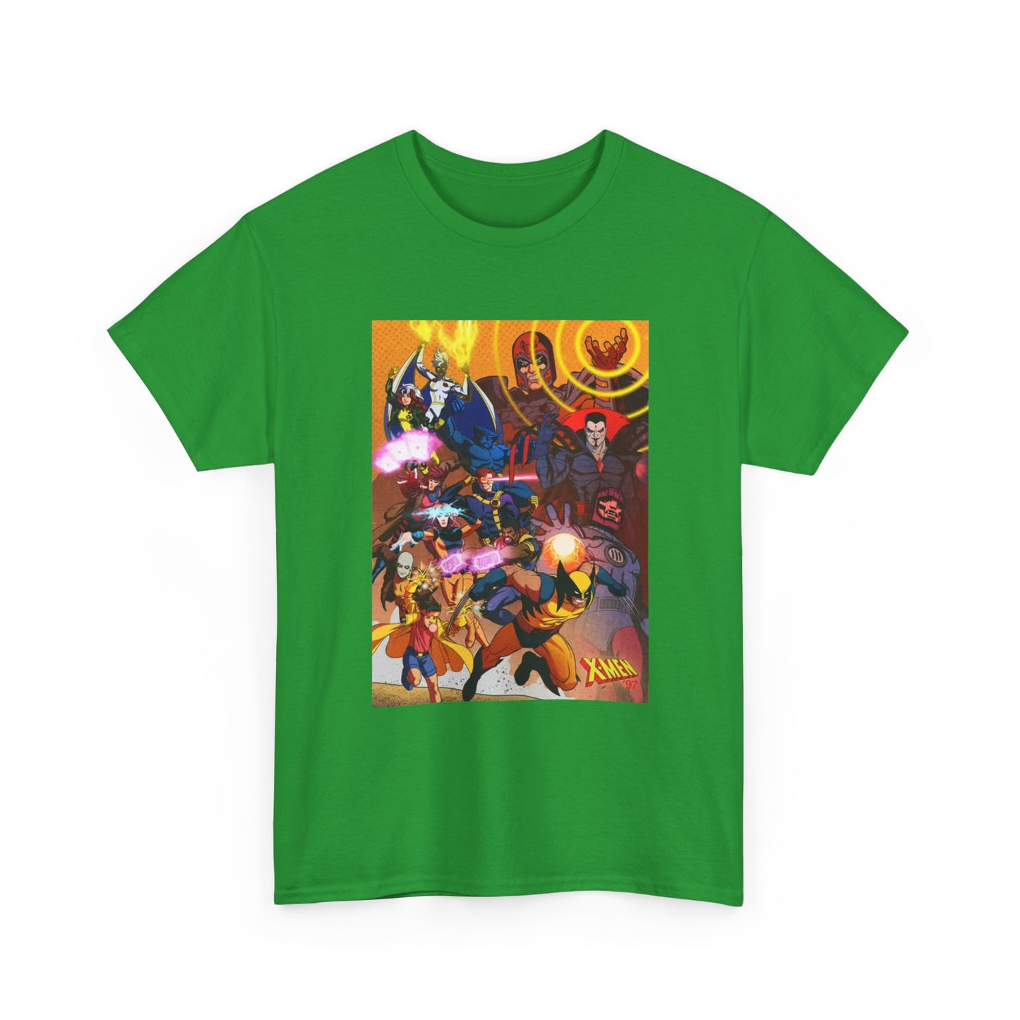Cartoon Graphic Tee Xmen Comic Book Retro Vintage Tee Unisex Heavy Cotton Tee