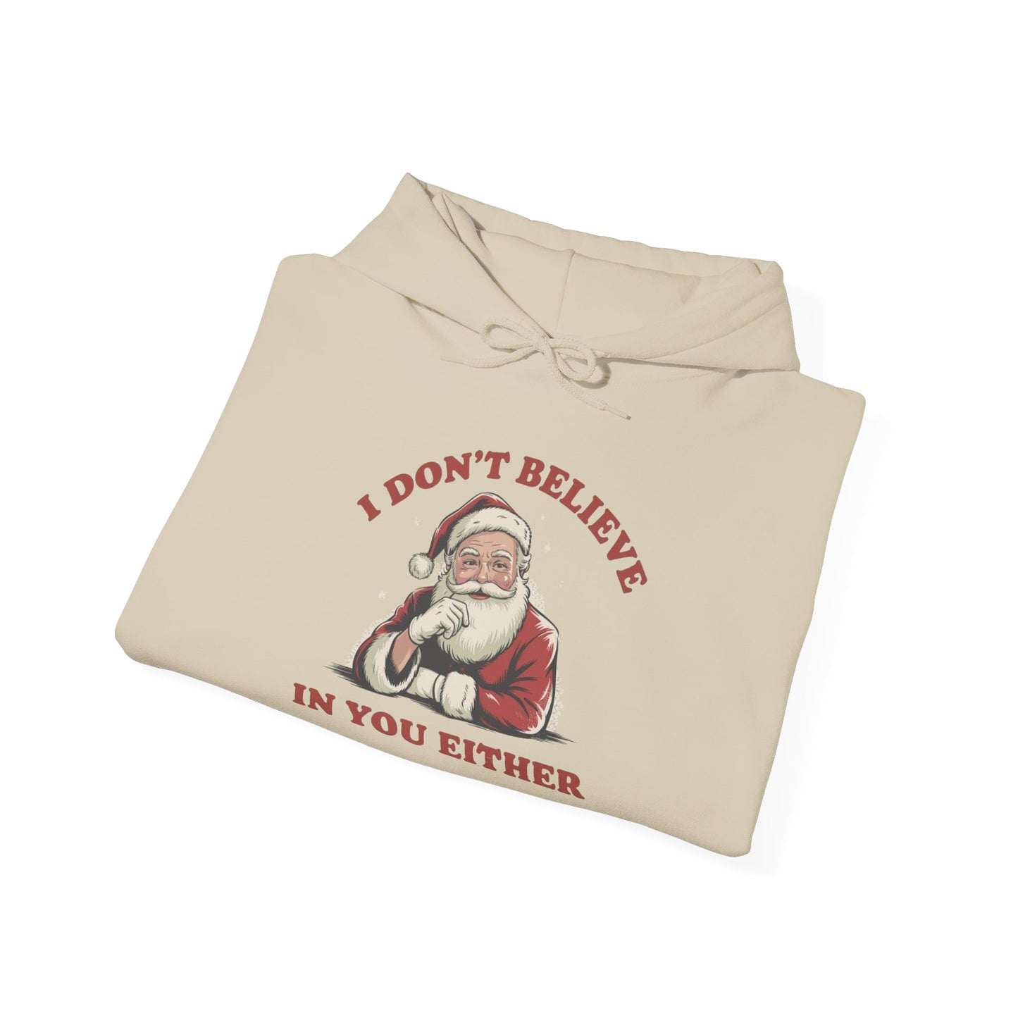 Funny Santa Christmas Jokes Graphic Hoodie Unisex Heavy Blend™ Hooded Sweatshirt