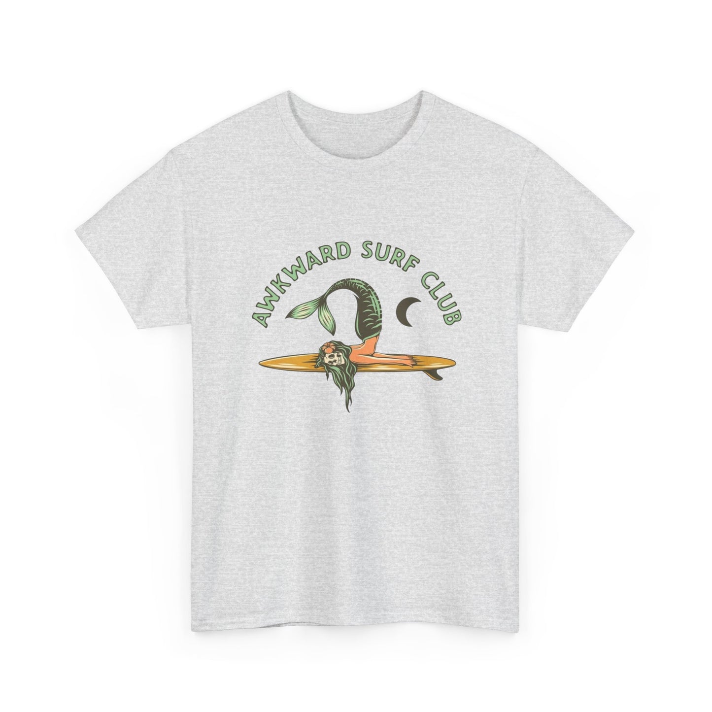 Awkward Surf Club Graphic T Shirt NEW Adult Regular Heavy Cotton Tee