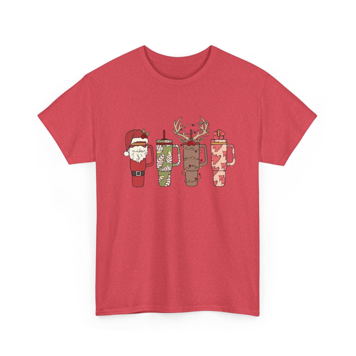 Christmas Stanly Cups Womens Funny Graphic T Shirt NEW ADULT