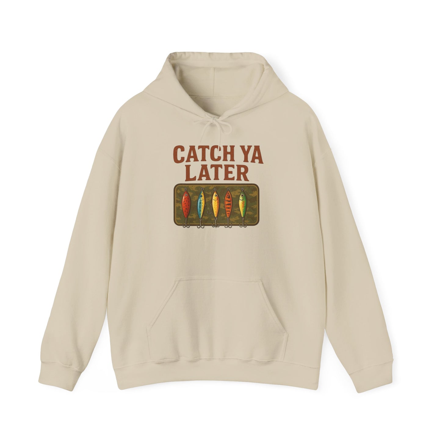 Catch Ya Later Fishing Graphic Hoodie Heavy Blend™ NEW Sweatshirt