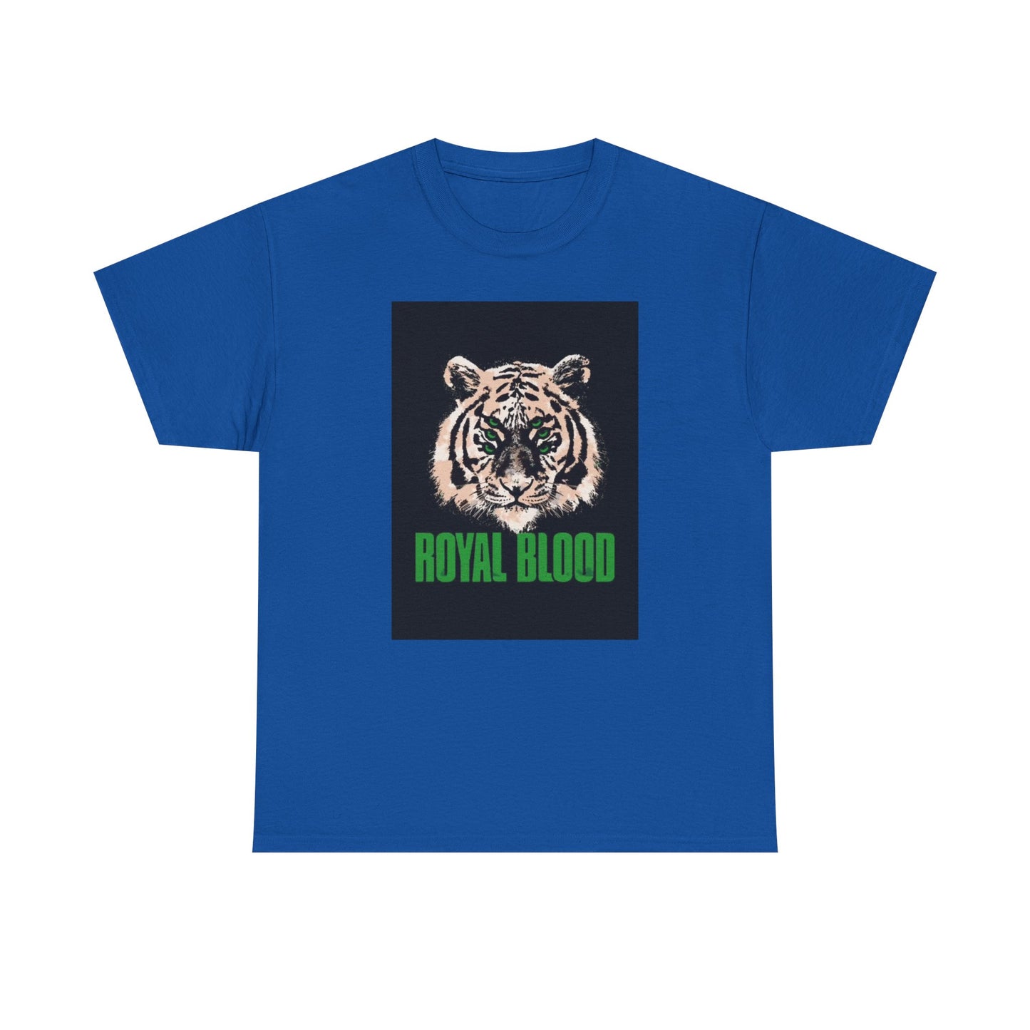 Royal Blood Tshirt Rock band Graphic Tiger Unisex Heavy Cotton Tee Vintage art