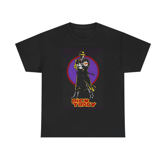 Dick Tracy Graphic T Shirt Vintage Poster Retro Unisex Heavy Cotton Tee