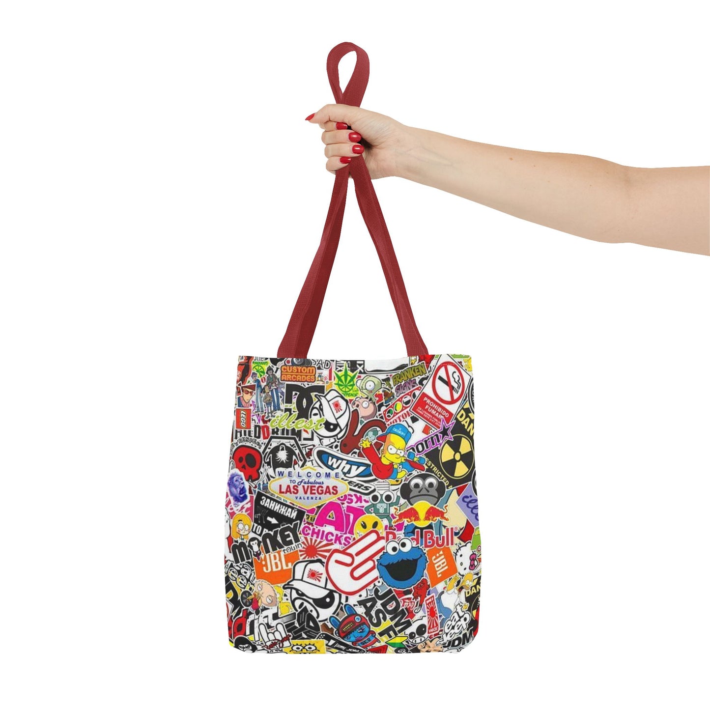 Skate Stickers All Over Print BRAND NEW Purse, Pocketbook,Travel Tote Bag