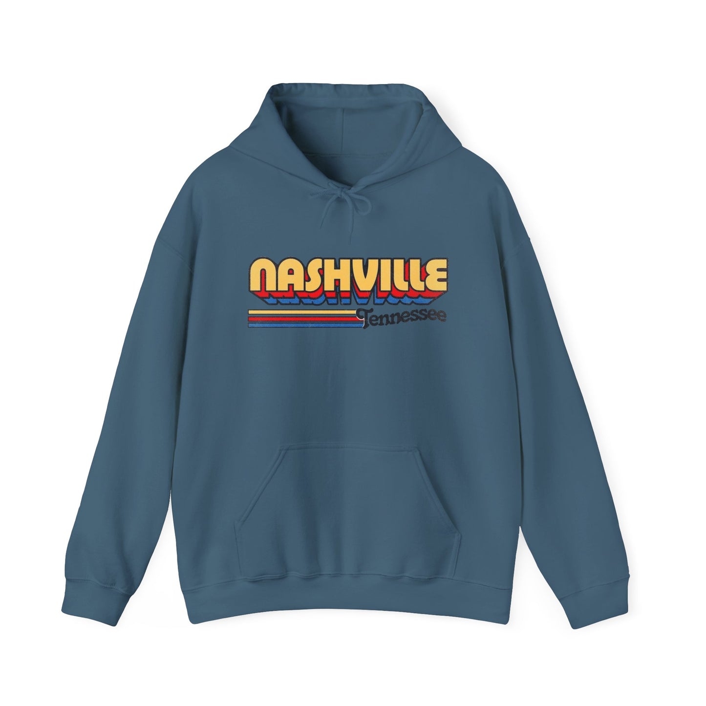 Nashville Tennessee Graphic Hoodie Unisex Heavy Blend™ Hooded Sweatshirt