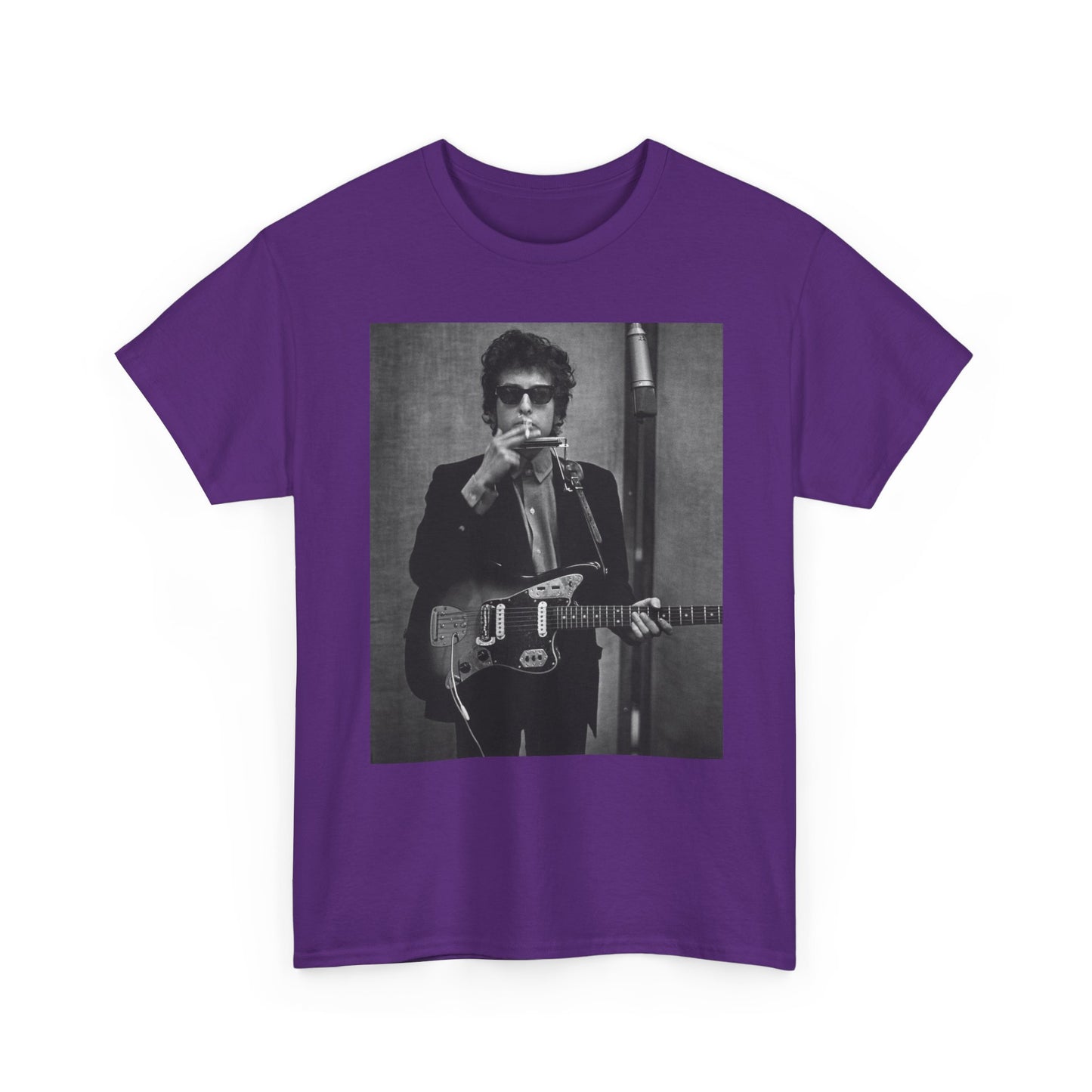 Bob Dylan T-shirt vintage classic rock retro art Unisex Heavy Cotton Tee