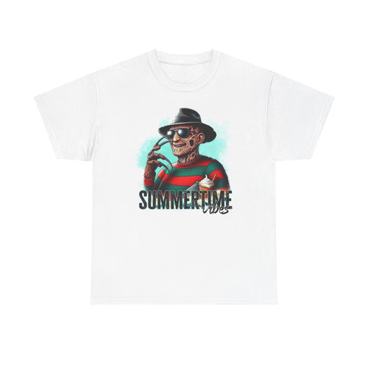 Summer Time Vibes Funny Shirt Apparel BRAND NEW Unisex Heavy Cotton Tee