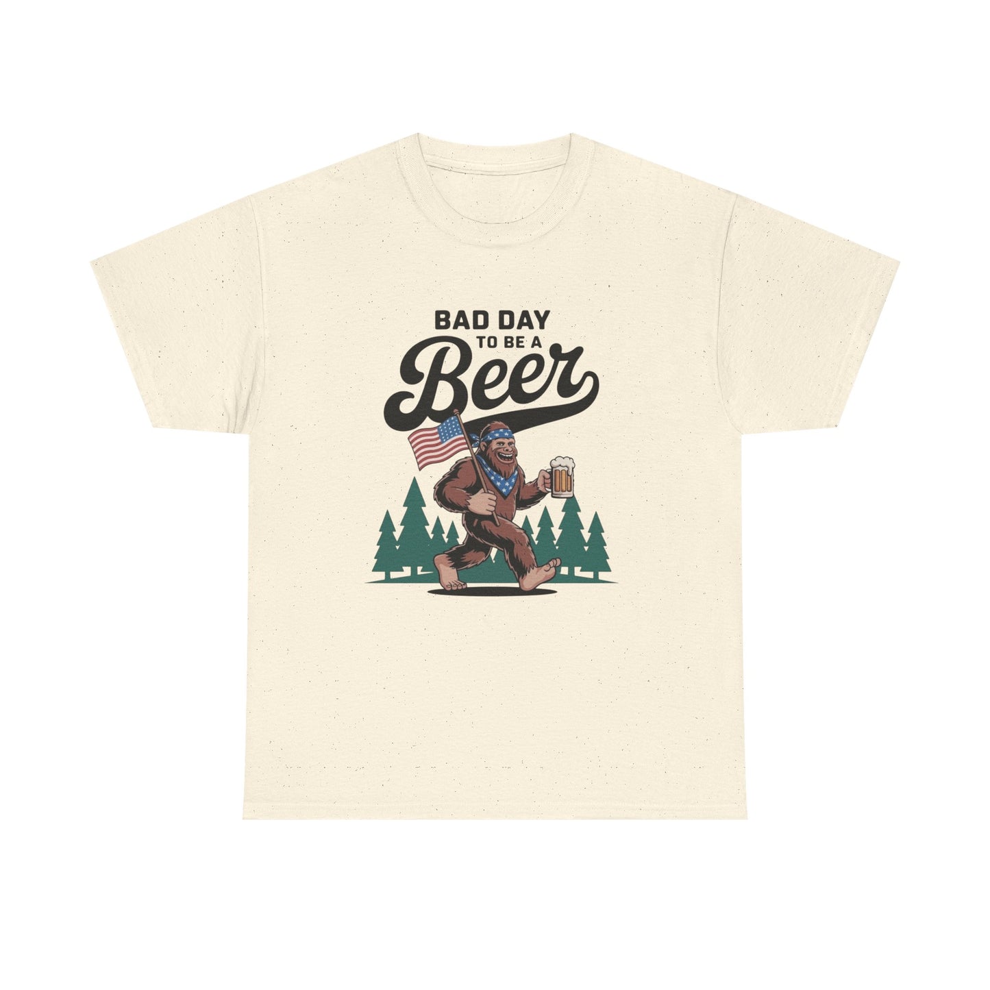 Bad Day To Be A Beer T Shirt Graphic Unisex Heavy Cotton Tee NEW GIFT
