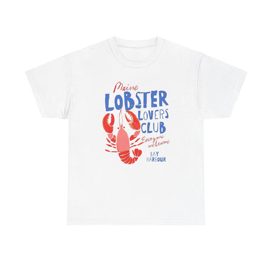 Maine Lobster Lovers Club Graphic T Shirt NEW ADULT