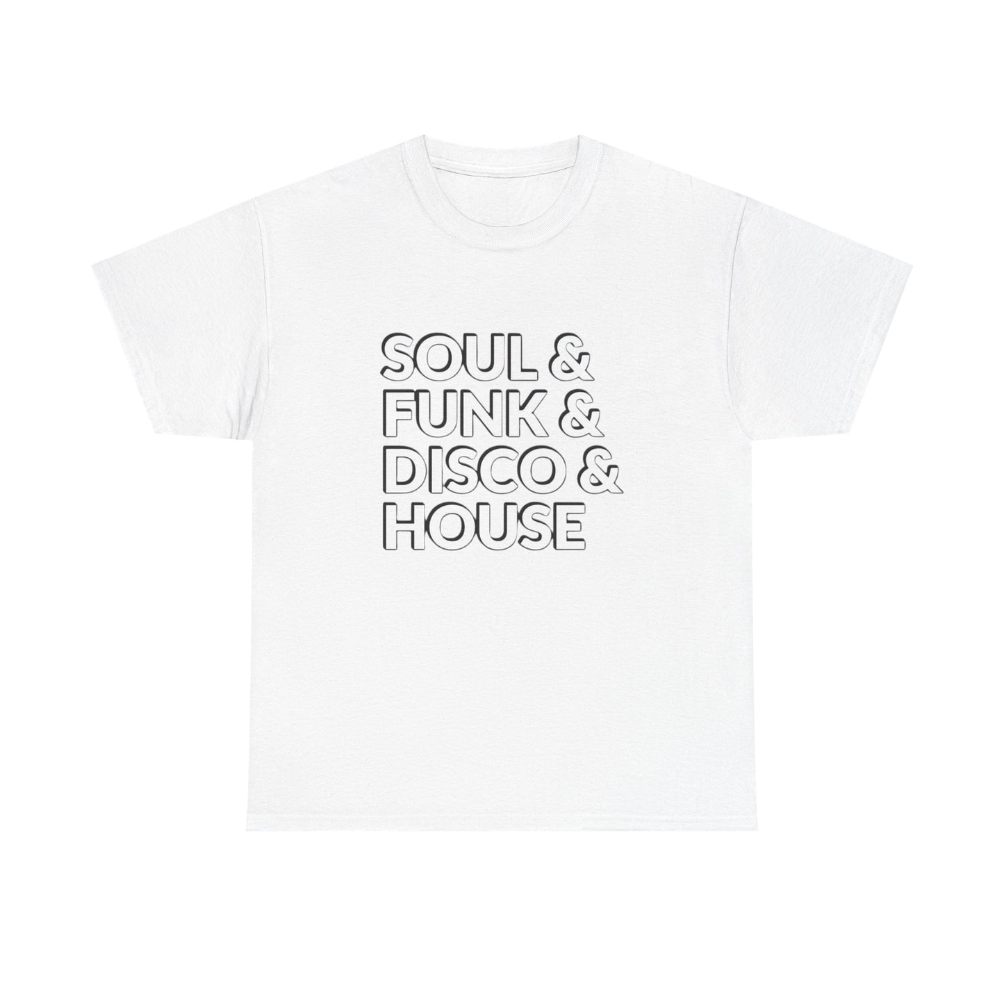 Soul Funk And Disco Graphic T Shirt Unisex Heavy Cotton Tee