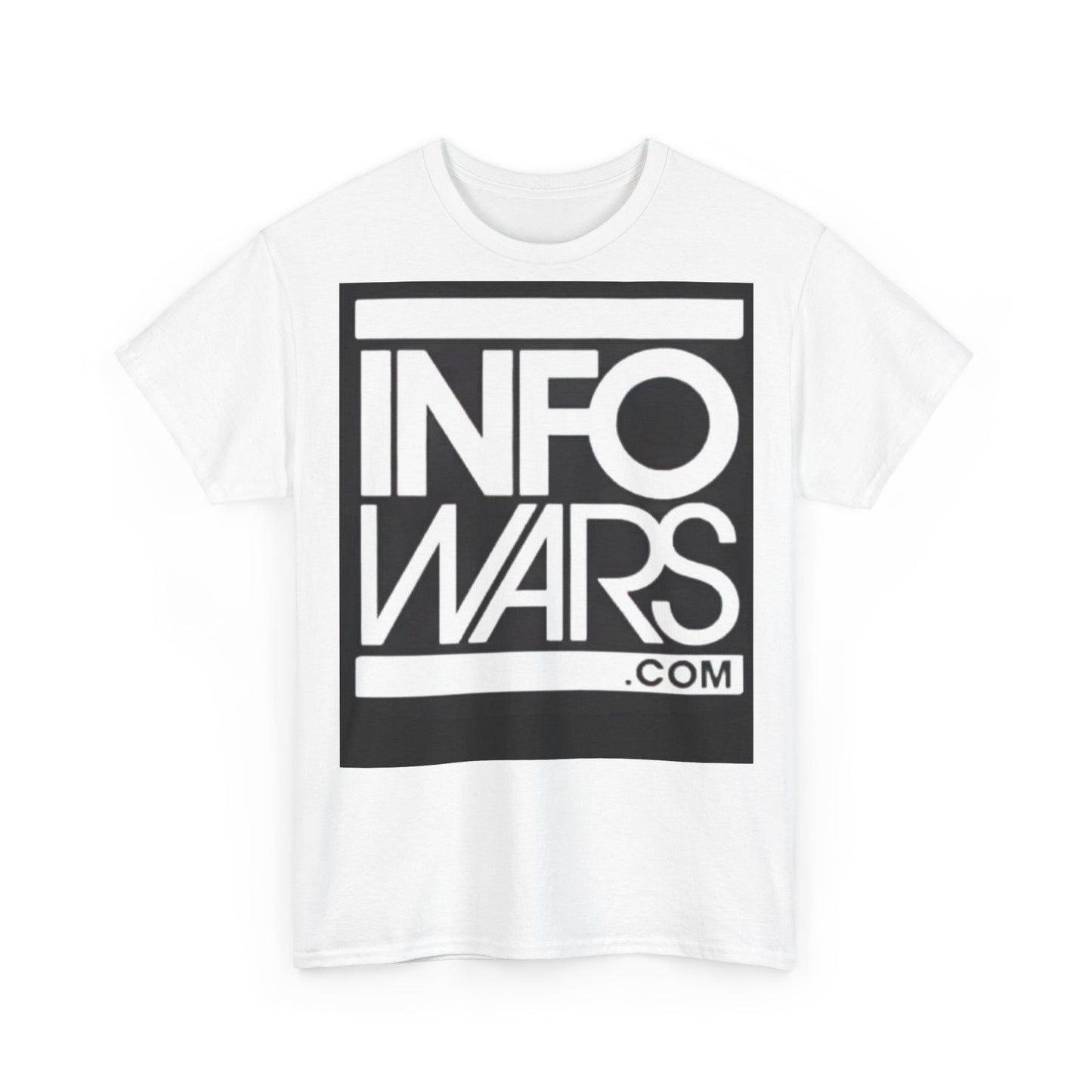 Info Wars Tshirt Alex Jones Rogan American Funny Podcast Unisex Heavy Cotton Tee