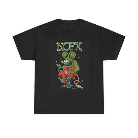 NOFX Graphic T Shirt Vintage Retro Poster Art Unisex Heavy Cotton Tee