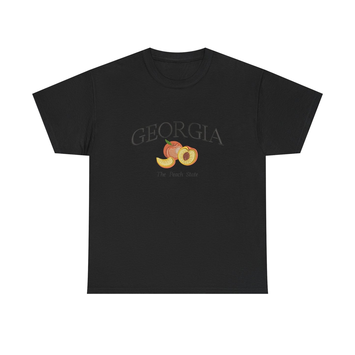 Georgia The Peach State Graphic T Shirt NEW Unisex Heavy Cotton Tee