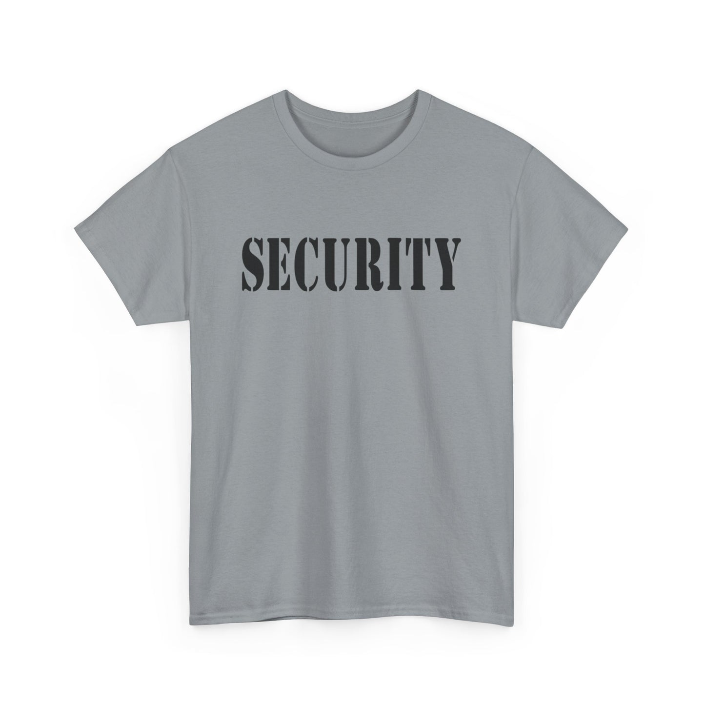 Security Graphic T Shirt Police Academy Uniform Funny Bar Unisex Heavy Cotton