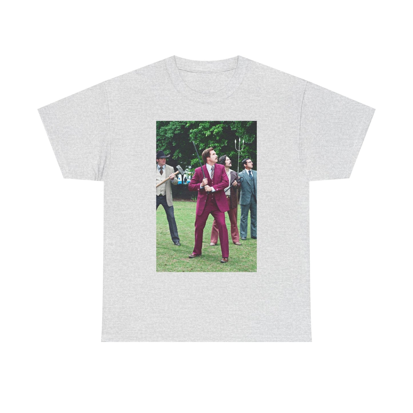 Anchorman Vintage Fight Scene Graphic T Shirt NEW Adult Tee