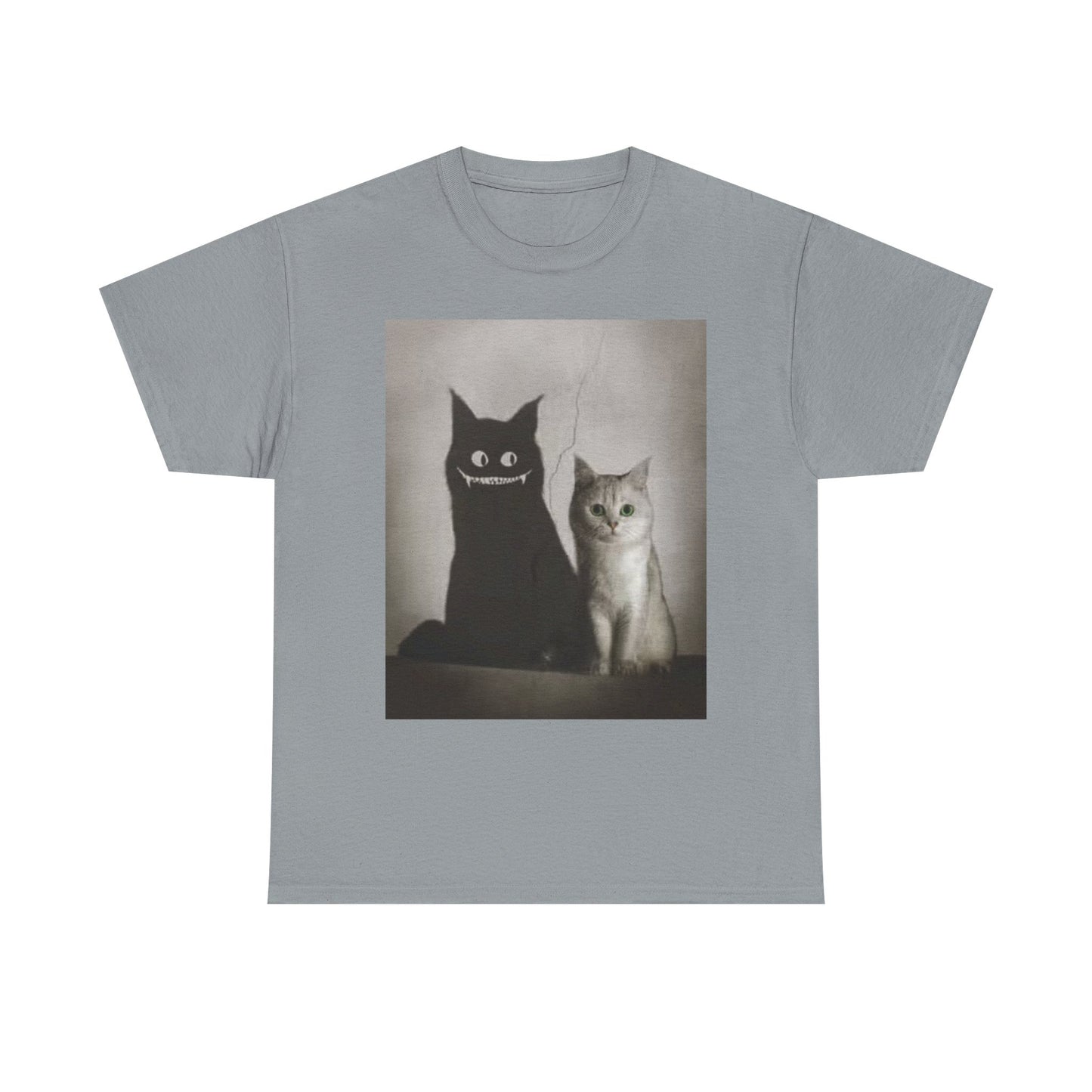 Funny Cat Graphic T Shirt Kitten Cat Lover Hilarious Unisex Heavy Cotton Tee