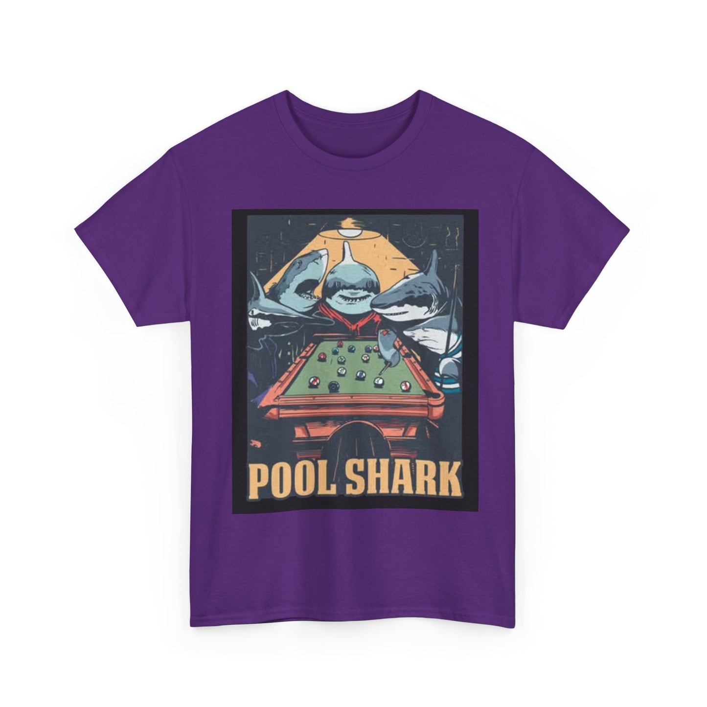 Pool Shark T Shirt Retro Funny Graphic T Vintage Pool Hall Rogan Unisex