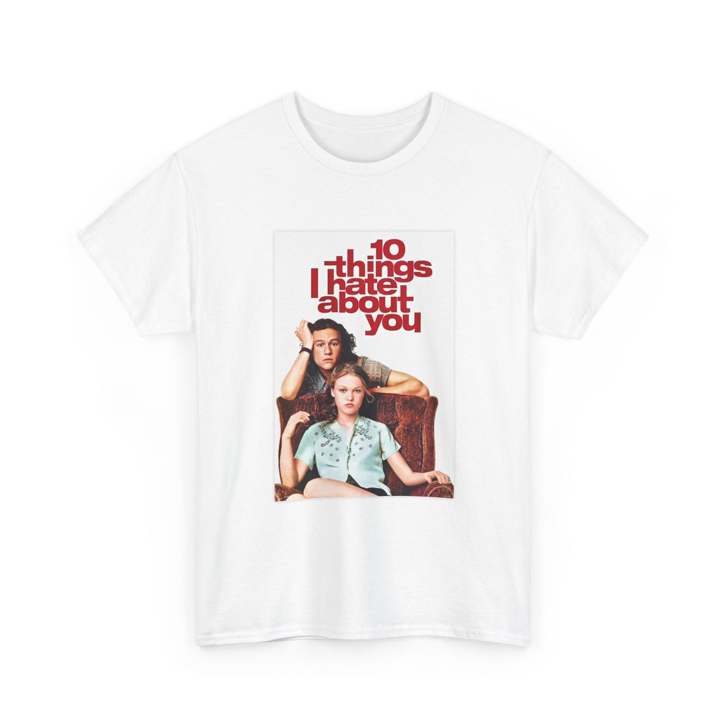 10 Things I Hate About You T shirt Vintage Movie poster 90s Unisex Heavy Cotton
