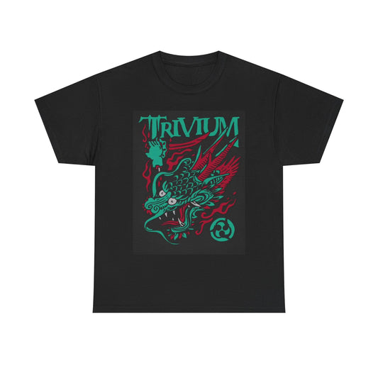 Trivium Tshirt Punk Rock band merch Tour Graphic Unisex Heavy Cotton Tee