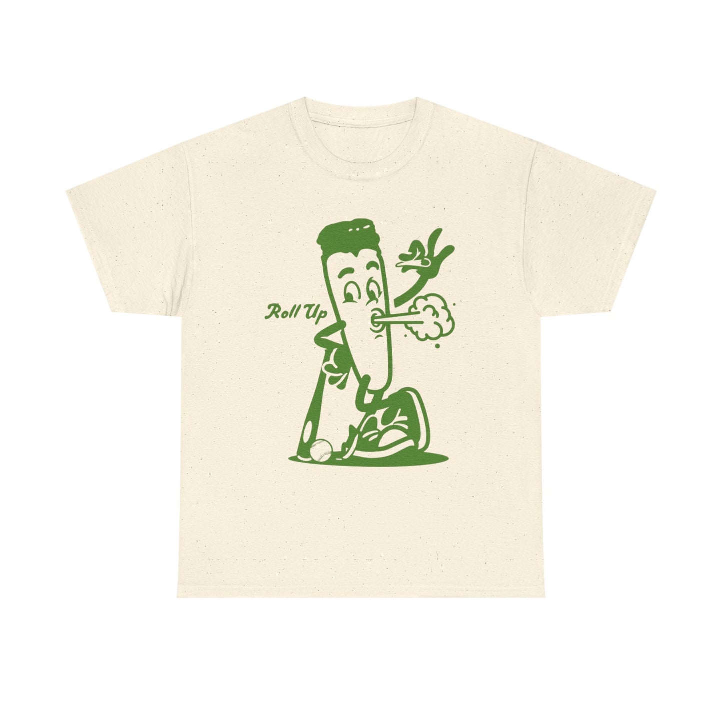 Roll Up Retro Weed 420 Graphic T Shirt S-5XL NEW Unisex Heavy Cotton Tee