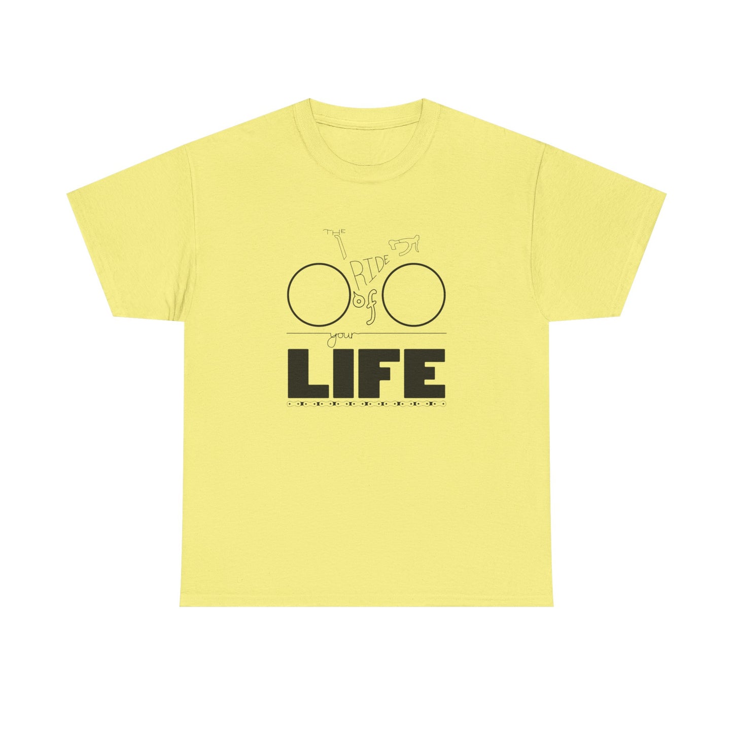 Bike Ride Of Your Life Graphic T Shirt ADULT NEW Heavy Cotton Tee