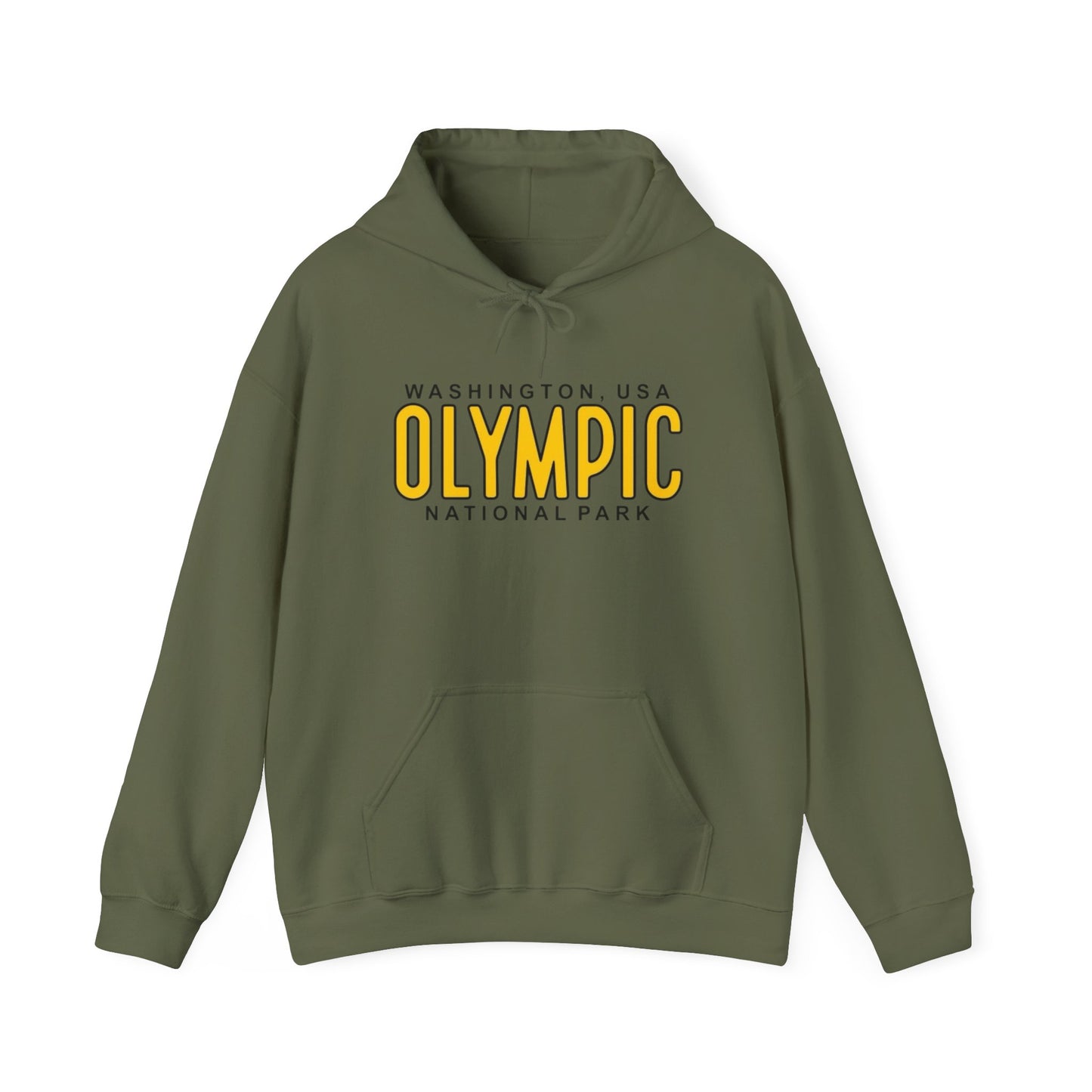 Olympic Washington National Park Graphic Hoodie NEW Heavy Hooded Sweatshirt