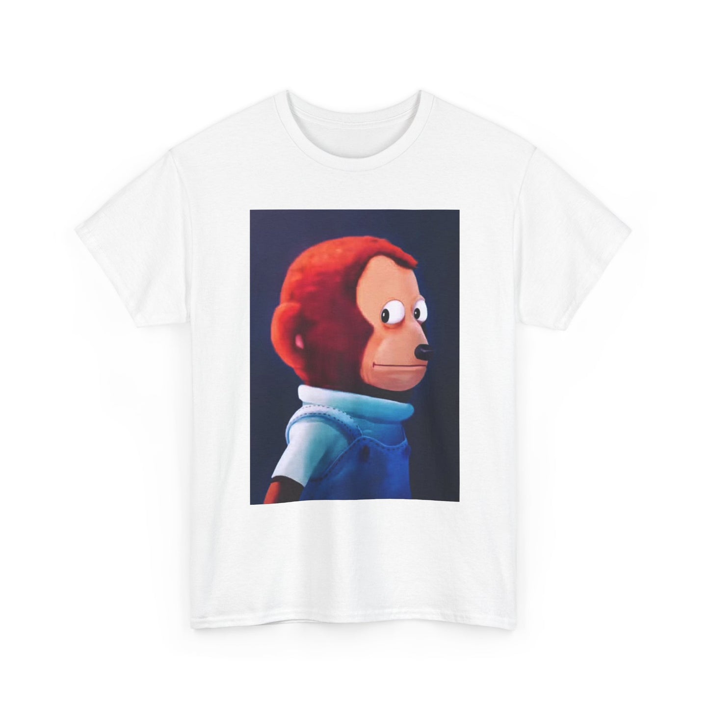 Funny Side Eye Jokes T Shirt MEME Comedy Cartoon Painting Unisex Heavy Cotton