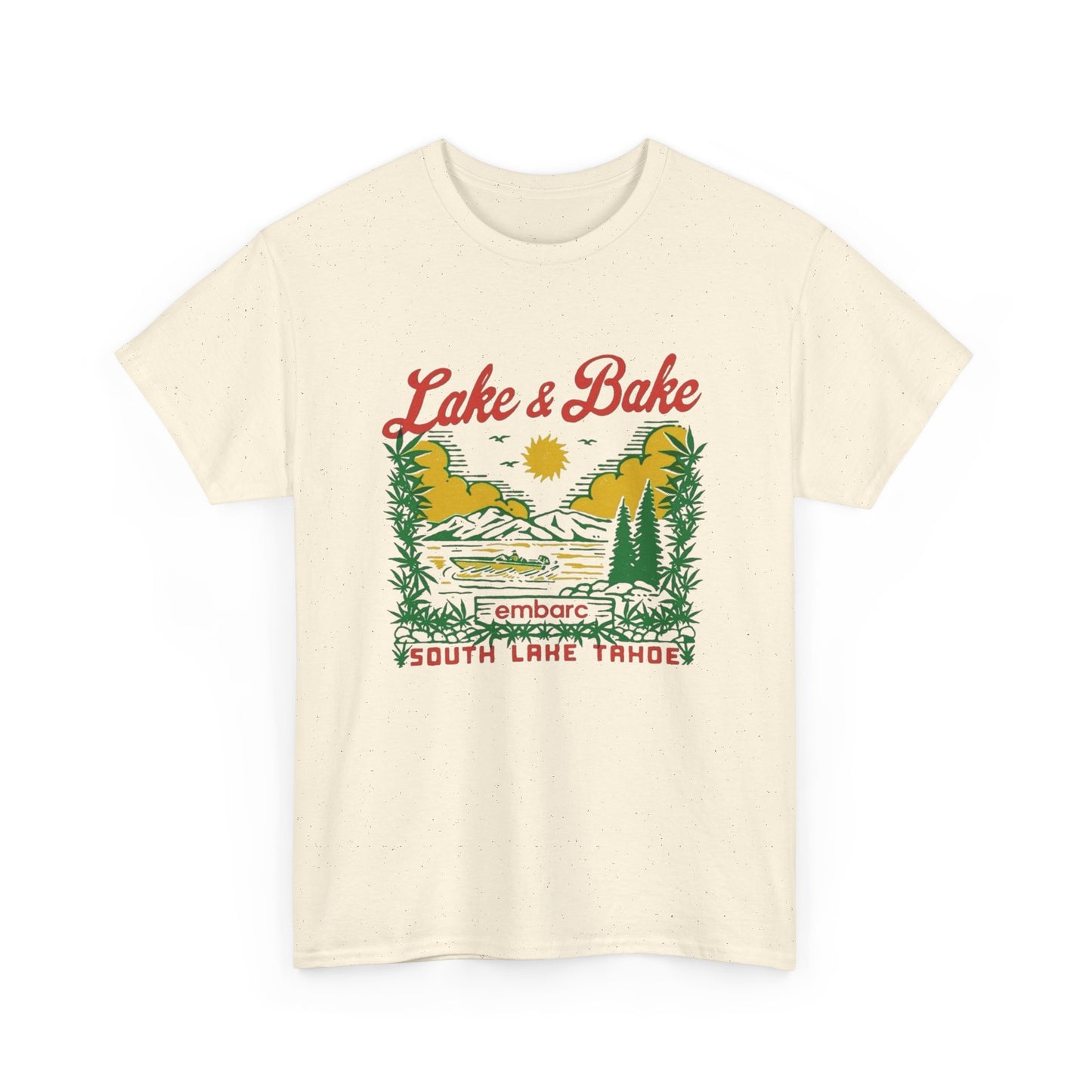 Lake And Bake 420 Graphic T Shirt NEW Adult Tee